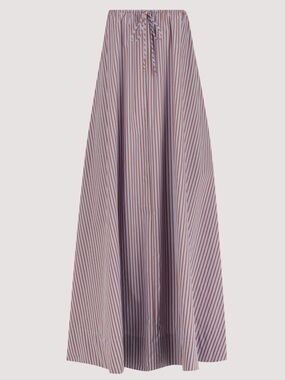 Dissh Striped Strapless Dress - Adjustable